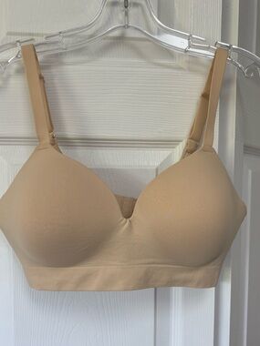 Shapermint Essentials Nude Seamless T-Shirt Bra Women’s Size Large